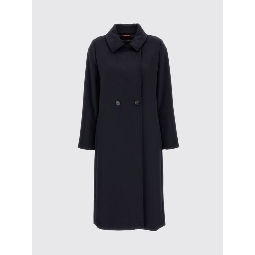 Max Mara Studio Coat Woman Blue
